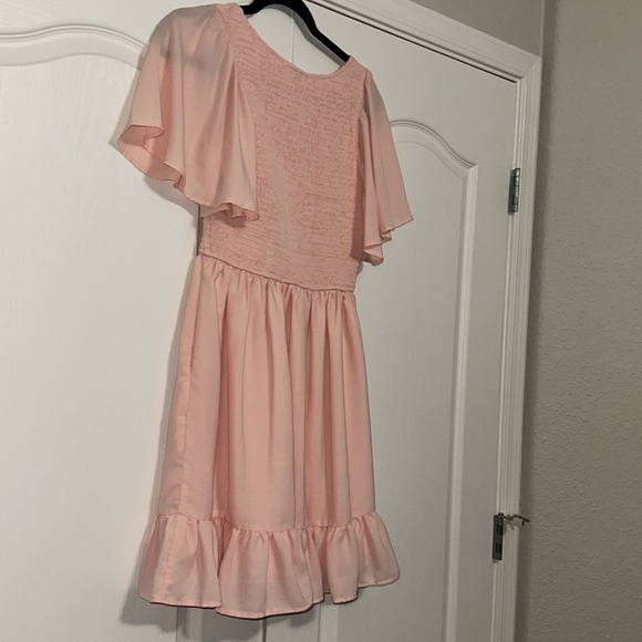 Lillusory Charming Pink Peach Dress size medium - Picture 5 of 8